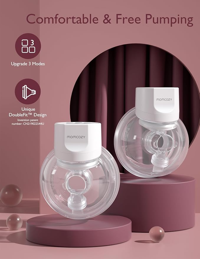 Momcozy Breast Pump S12 Pro Hands-Free, Wearable & Wireless Pump - Image 3