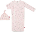 Magnetic Me Modal Newborn Sleeper Gown & Hat Set | Silky Soft Modal Fabric by magneticme