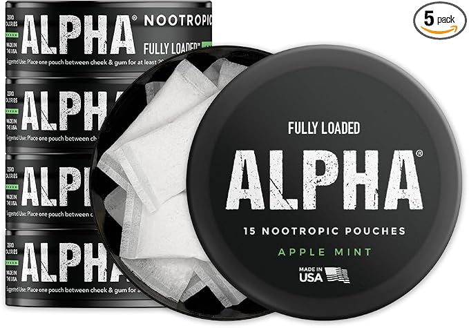 Fully Loaded Alpha Nootropic Pouches by FullyLoadedChew