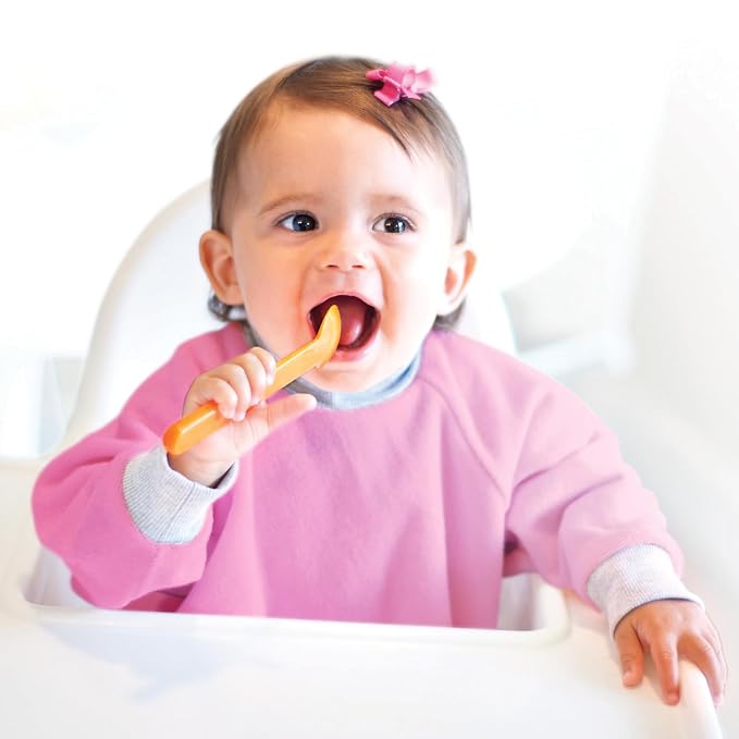 Kiddologic Bibit-all Baby Feeding Bib, Long Sleeves - Image 3