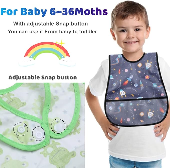 Baby bibs Waterproof Toddler bib - Image 2