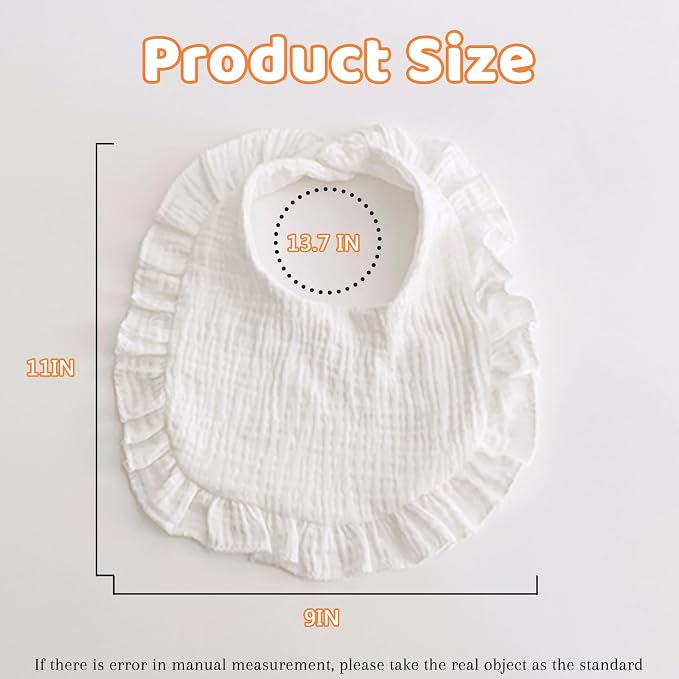 Baby Bibs Muslin Drool Teething Drooling Bibs - Image 4