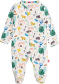 Magnetic Me Boys Modal Magnetic Baby Footie Pajamas | Silky Soft Modal Fabric | by magneticme