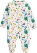 Magnetic Me Boys Modal Magnetic Baby Footie Pajamas | Silky Soft Modal Fabric | by magneticme