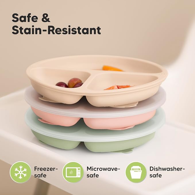KeaBabies Suction Plates with Lids - Image 5