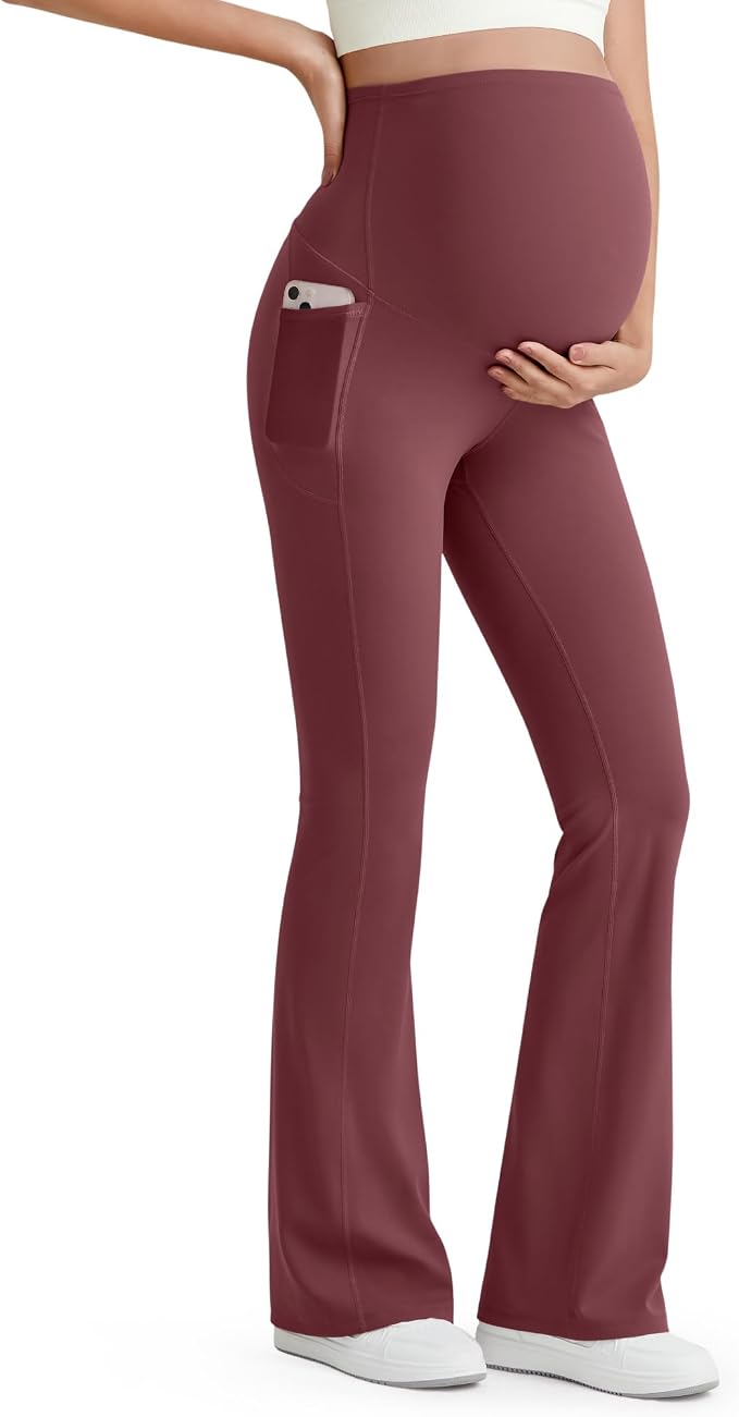 G4Free BareFeel Maternity Flare Leggings by G4Free
