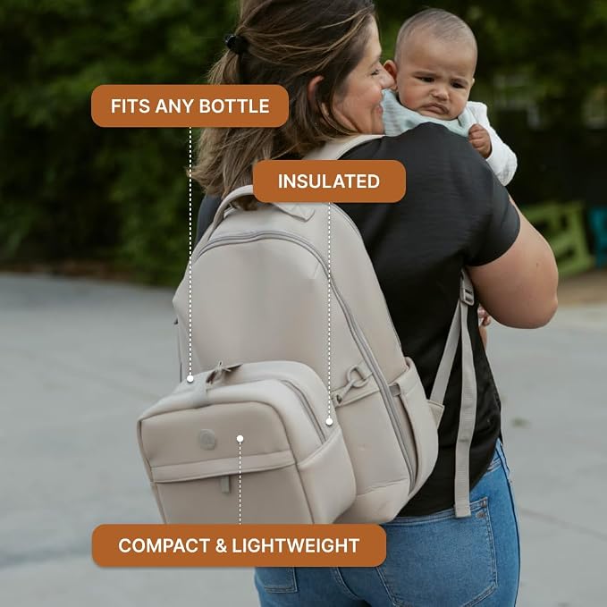Parker Baby Drift Neoprene Insulated Baby Bottle Cooler | Soft & Waterproof - Image 3