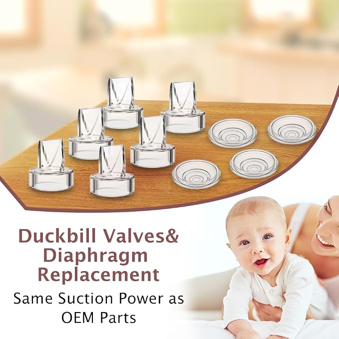 6pcs Duckbill Valves and 4pcs Silicone Diaphragm Compatible - Image 7