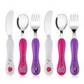 Lehoo Castle 6 Pieces Toddler Utensils, Kids Silverware by LehooCastle