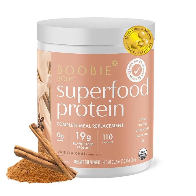 Boobie Body Superfood Protein Pregnancy and Postpartum Meal Replacement Shake by Boobie