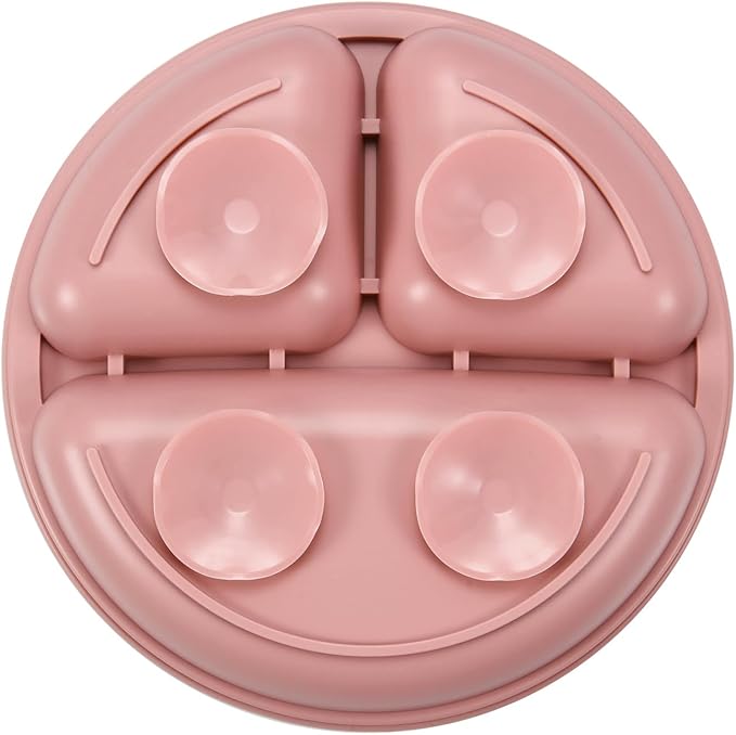 PandaEar 3 Pack Toddler Plates, Silicone Divided Suction Plate - Image 7