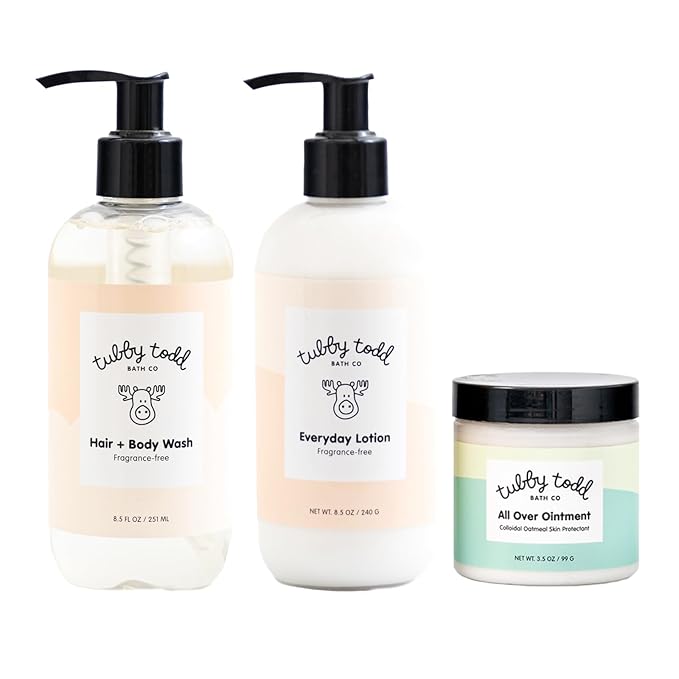 TUBBY TODD 3-Step Baby Bath & Skincare Routine by TubbyTodd