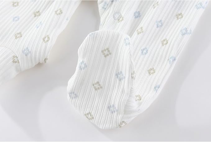 Fashion Baby Boy Girl Clothing Set Cotton Soft 3-Piece Long Sleeve Button - Image 5