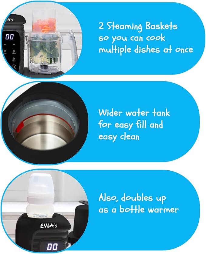 EVLA'S Double Baby Food Maker - Image 3