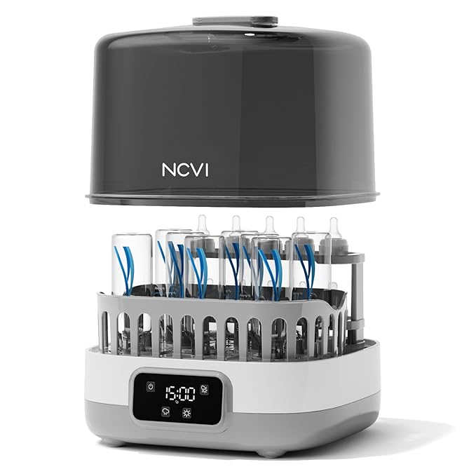 NCVI 20-Minute Baby Bottle Steamer Sterilizer and Dryer by NCVI