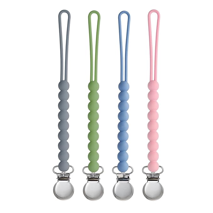 Pacifier Clip for Boys Girls by MORIBOX
