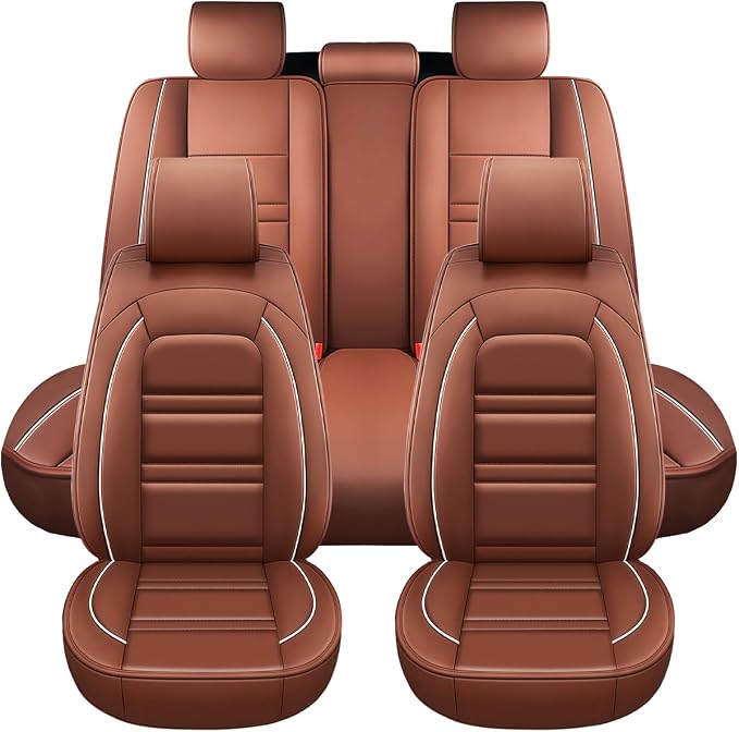Seat Covers for Camaro 2000-2023 | 5-Seats Leather Seat Covers by PACKMACH