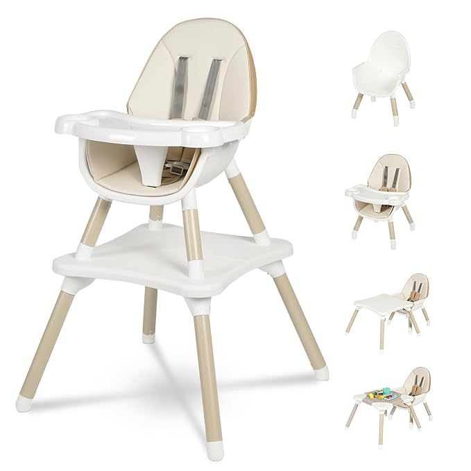 Gofirst 6 in 1 Baby High Chair, Convertible High Chairs by GoFirst