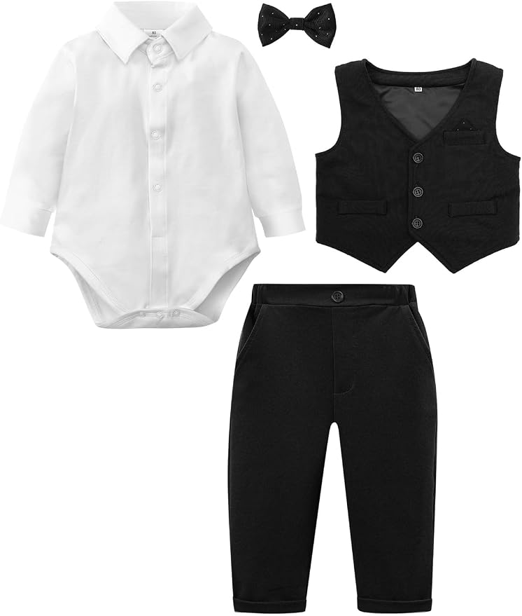A&J DESIGN Baby Boy Suits Clothes Infant Toddler Formal Gentleman Outfits - Image 5