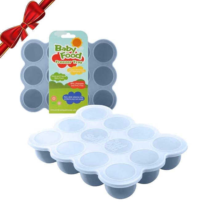 Samuelworld Baby Food Storage Container, 12 Portions x 2.5oz by Samuelworld