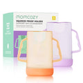 Momcozy Baby Pouch Holder No Squeeze, Baby Food & Juice Box Holder, Easy Grip by Momcozy