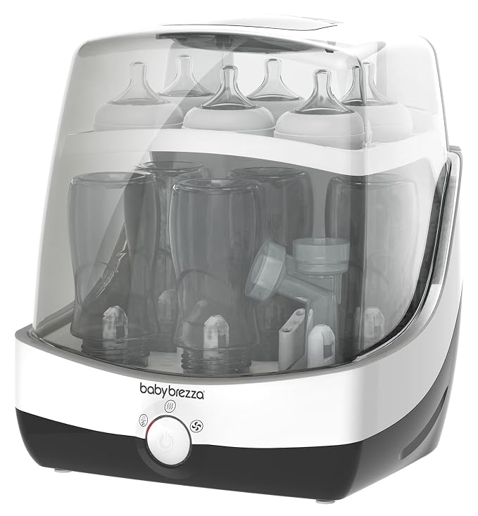 Baby Brezza Superfast 10 Minute Baby Bottle Sterilizer + Dryer by BabyBrezza