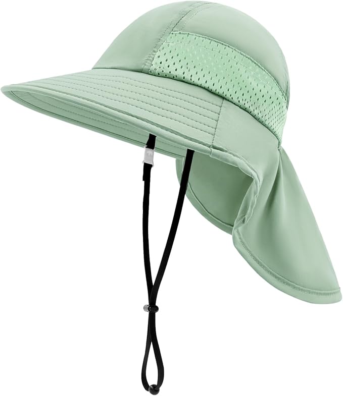 XIAOHAWANG Girls Sun Hat Baby Beach Hats Boys UPF 50+ Kids Summer Protection by XIAOHAWANG