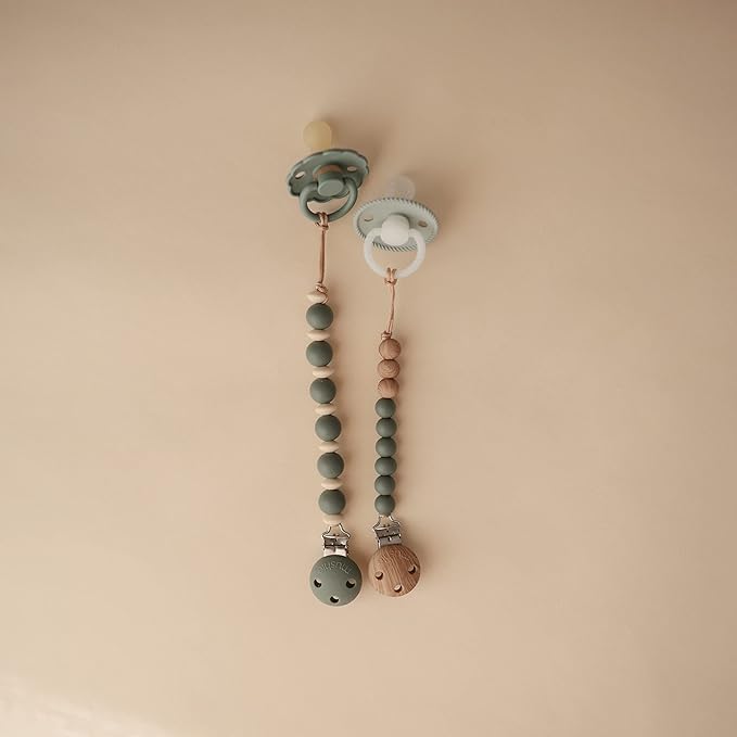 mushie 100% Silicone Baby Pacifier Clip BPA Free | Eva - Image 2