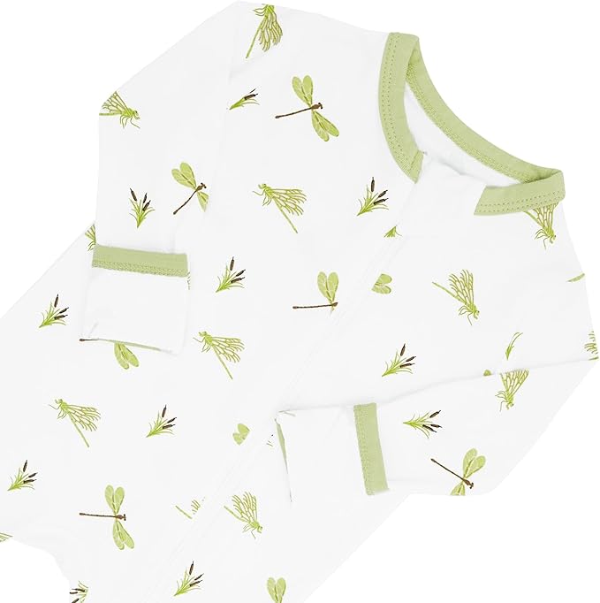 KYTE BABY Unisex Rayon Made From Bamboo Zippered Rompers 0-24 Months - Image 4
