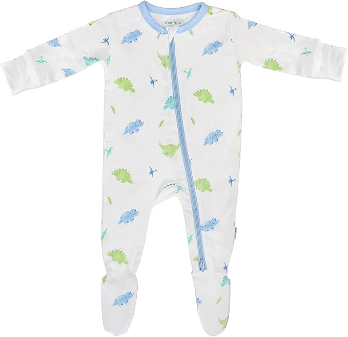 Bamboo Little Soft Baby Footie Pajamas, Baby Clothes, Newborn Sleepers by BambooLittle