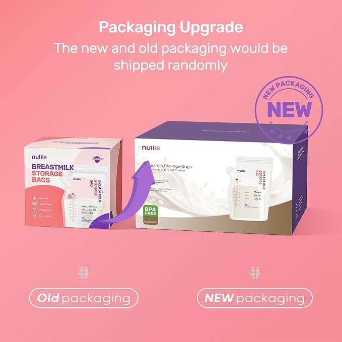Nuliie 80 Pcs Breastmilk Storage Bags, 8 OZ Breast Milk Storing Bags, BPA Free - Image 2