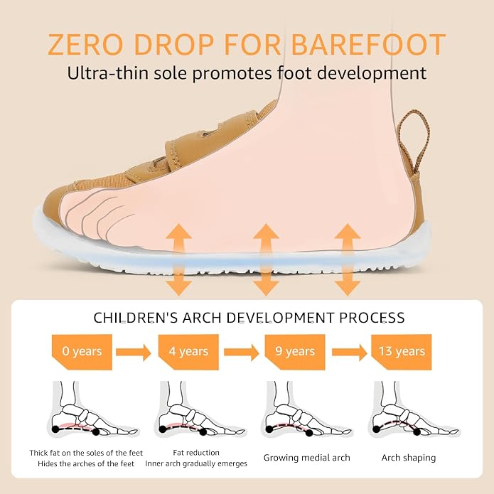 Toddler Wide Toe Box Barefoot Shoes Boys Girls Sneakers Kids Tennis Shoes - Image 4