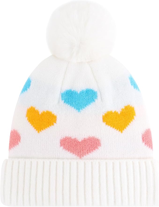 Girls Winter Hat Warm Toddler Beanie - Image 2