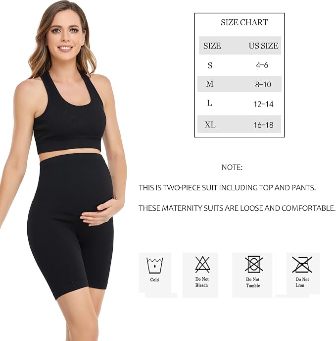 Women's Maternity 2 Piece Outfit Set - Image 5