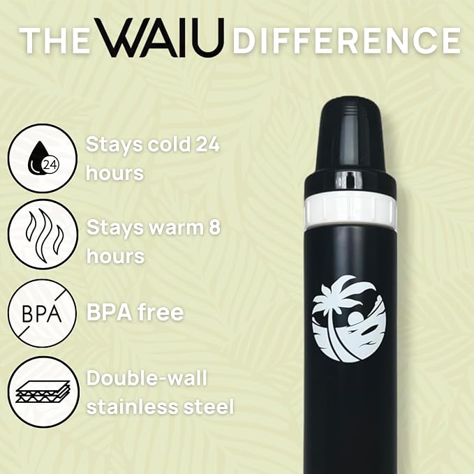 Versatile Waiu Insulated Baby Bottle | 4 oz & 6 oz Sizes | Keeps Drinks Hot - Image 3