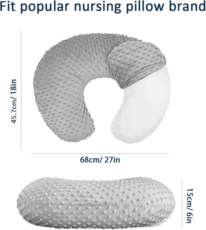 iEvolve Nursing Pillow Cover Breast Feeding Pillow Support Positioner Lounger - Image 4
