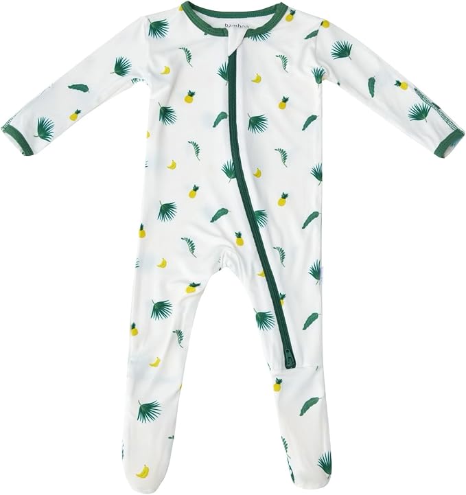 Bamboo Little Soft Baby Footie Pajamas, Baby Clothes, Newborn Sleepers by BambooLittle