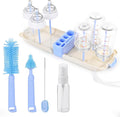 Portable Baby Bottle Brush Set, 7-in-1 Travel Baby Bottle Cleaning Kit by Lijroavy