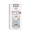 BIBS Pacifiers Colour Collection | Natural Rubber Baby Pacifier | Set of 2 by BIBS