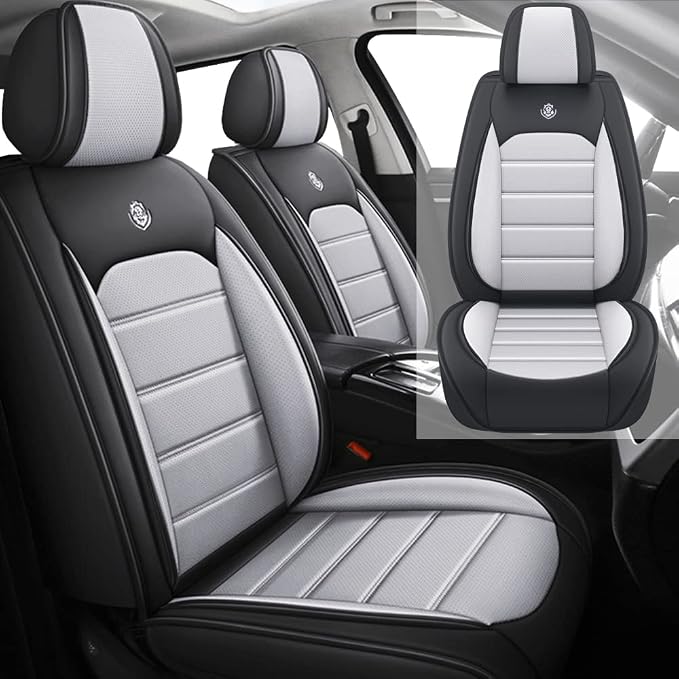 Leather Seat Cover for Ford Edge 2010-2026, Waterproof Soft Seat Covers by LEYPOCO