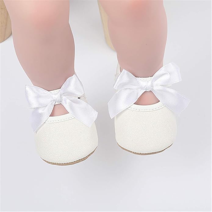 COSANKIM Baby Girls Mary Jane Flats Shoes Anti-Slip Rubber Sole Infant Toddler - Image 2