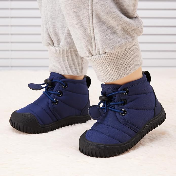 BMCiTYBM Toddler Baby Winter Snow Boots Boy Girl Faux Fur Warm Non Slip First - Image 2