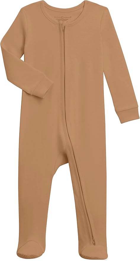 Colored Organics Baby Zip-Up Footed Sleeper by ColoredOrganics