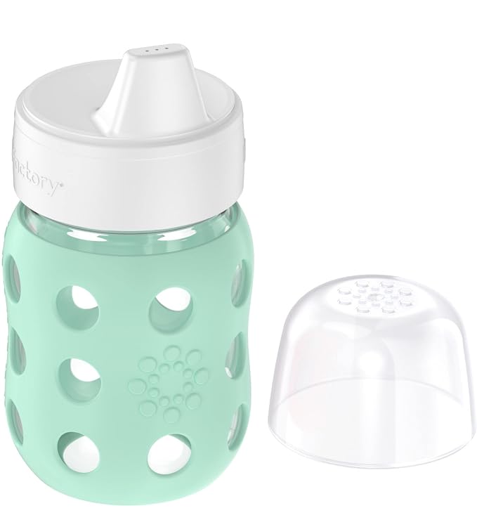 Lifefactory 8-Ounce Wide Neck Glass Baby Bottle - Image 3