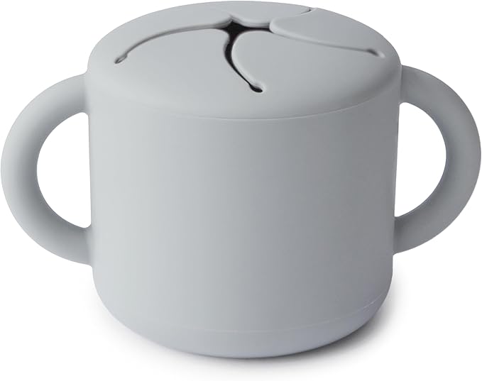 mushie Silicone Snack Cup | Spill Proof Food Container by mushie