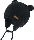 XIAOHAWANG Baby Hat Cute Bear Toddler Earflap Beanie Warm by XIAOHAWANG