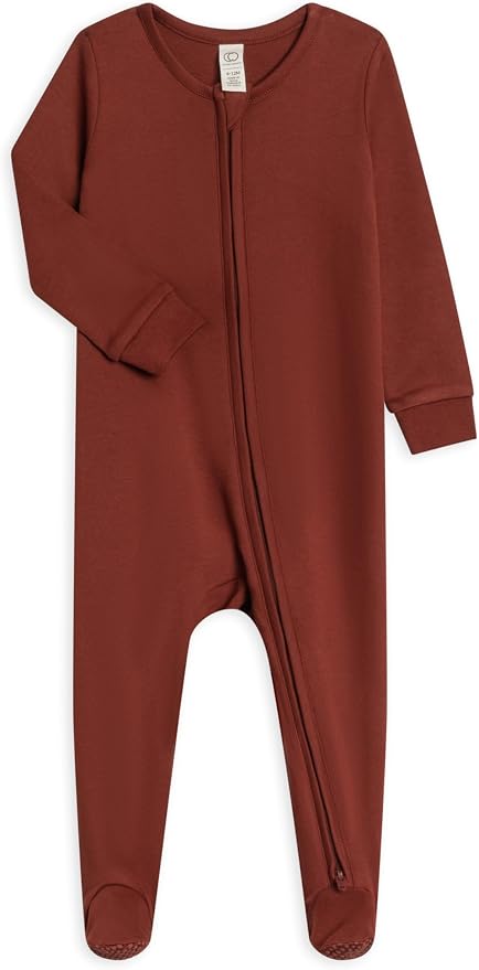 Colored Organics Baby Zip-Up Footed Sleeper by ColoredOrganics