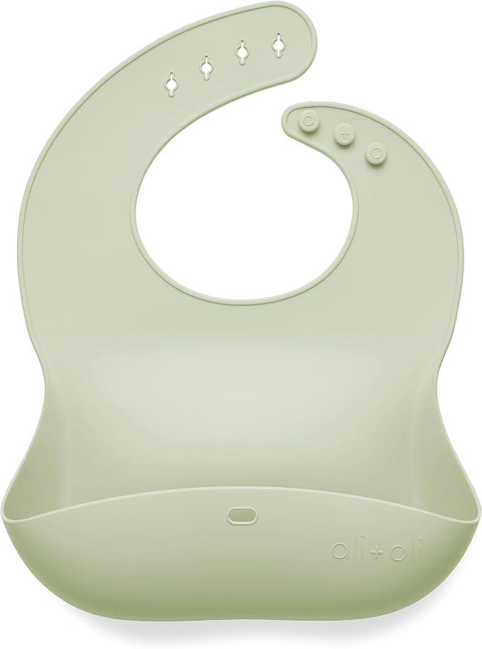 Ali+Oli Silicone Bib Waterproof Silicone Bibs by AliOli