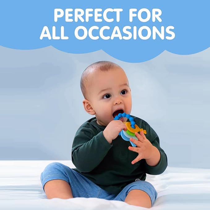 Baby Keys Teether Toys, Silicone Teething Toys - Image 5