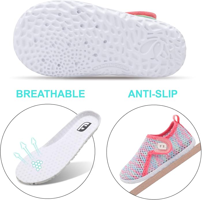 JOINFREE Baby Toddler Water Shoes Boys Girls Sandals Barefoot Kids Breathable - Image 4